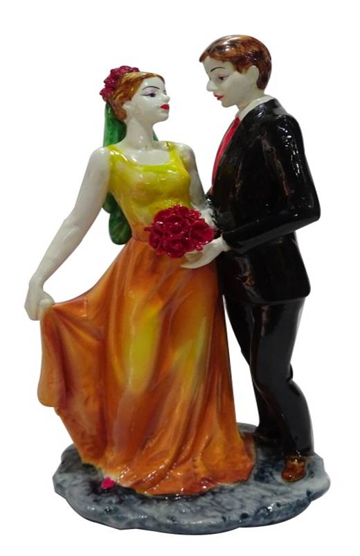 1144 "Yellow & Amber Romance Statue"