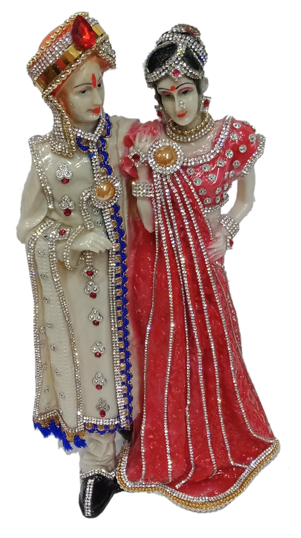 435PD "Jeweled Union" Indian Bridal Couple