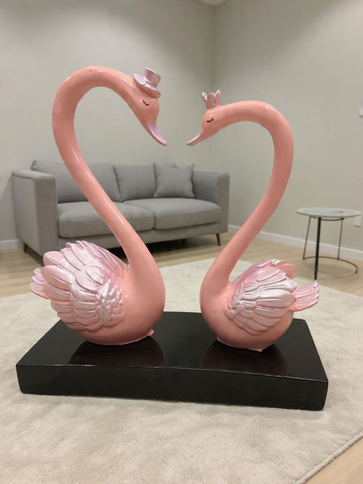 2094A Pink Swan Couple