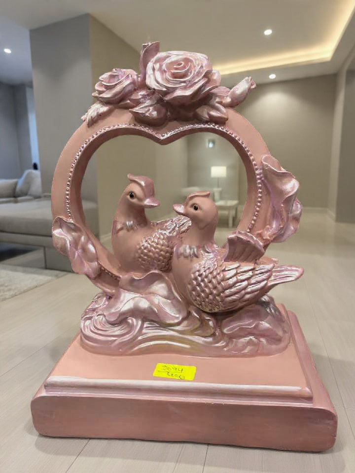 2094 Bird Couple with Floral Ring