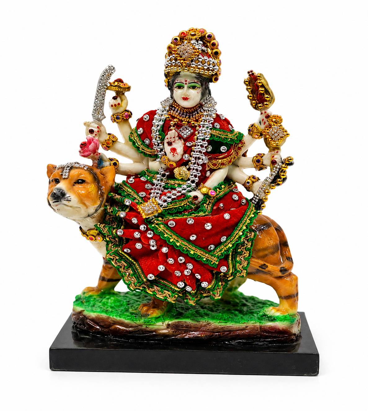 362BPC Maa Durga Idol on Tiger