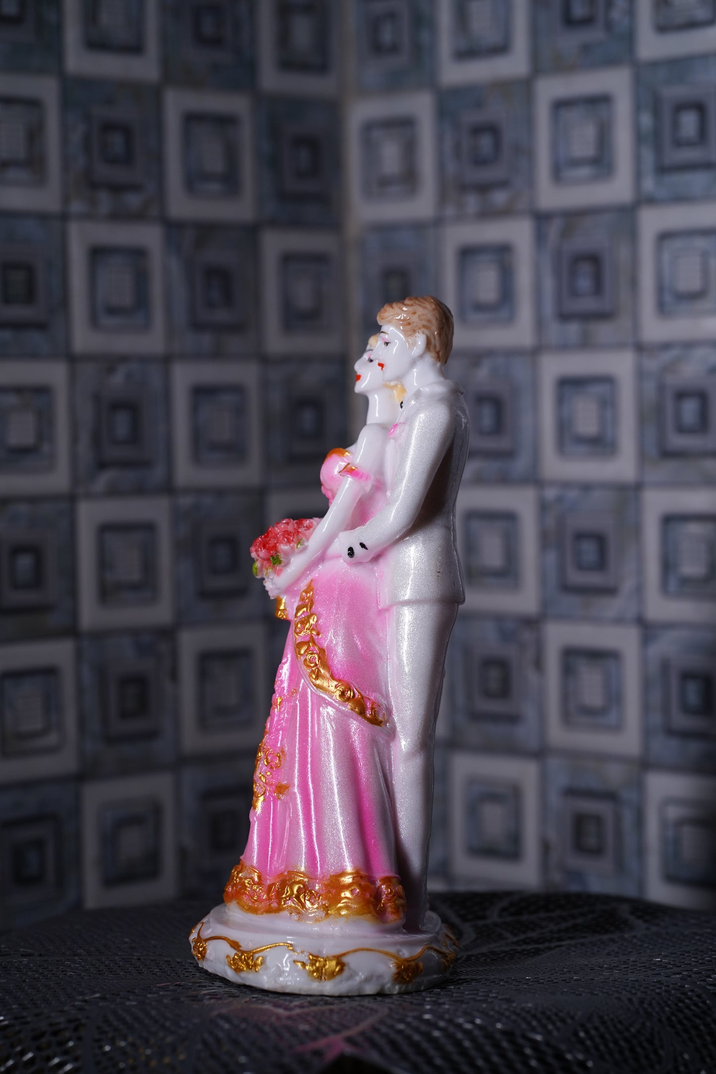 Standing Couple Sculpture 10.5" P1236