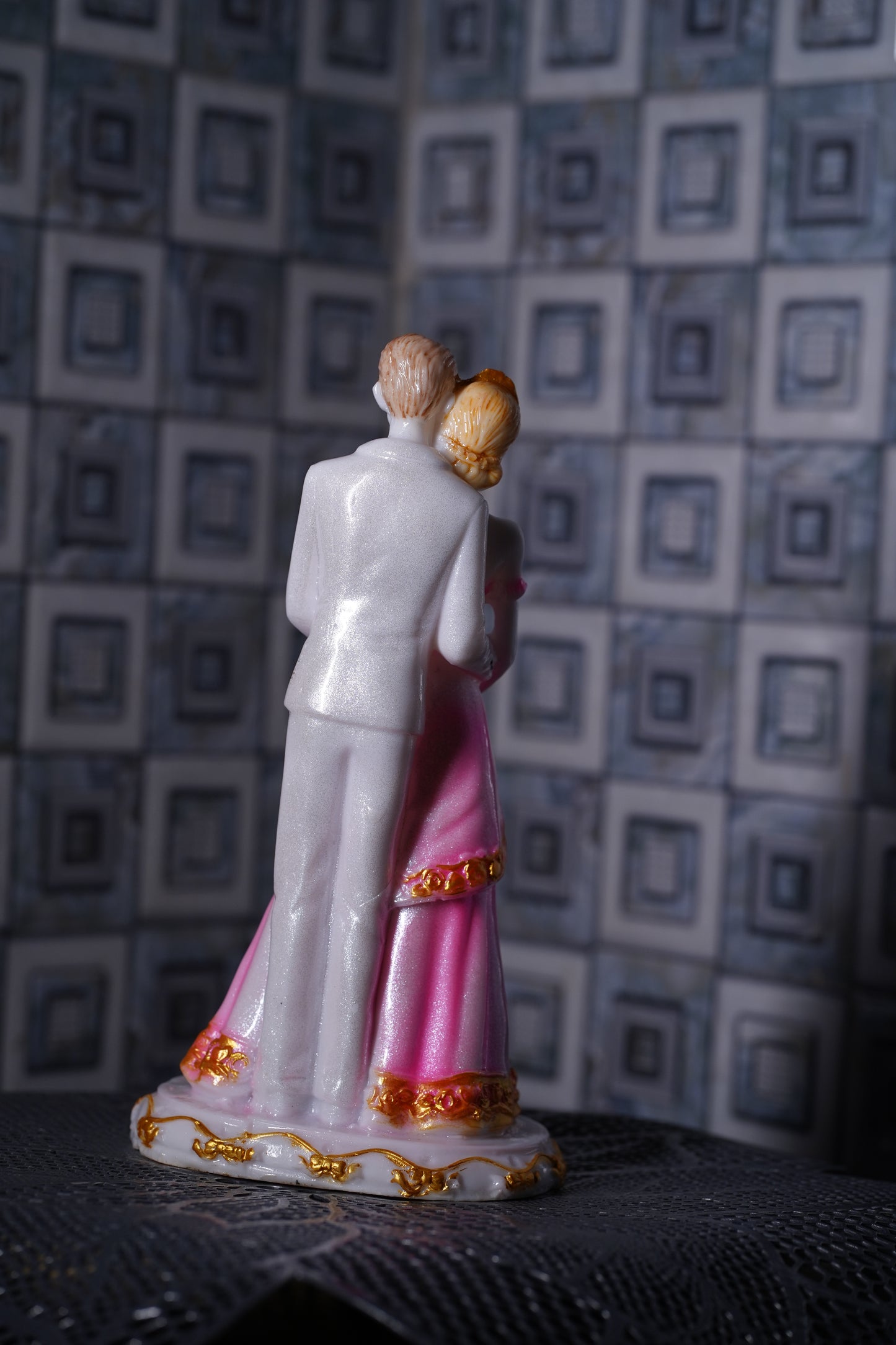 Standing Couple Sculpture 10.5" P1236