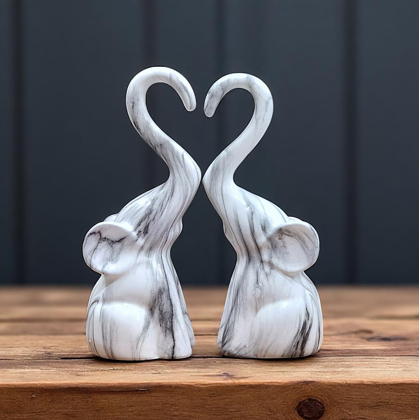 Ceramic Elephant Pair | CM2007