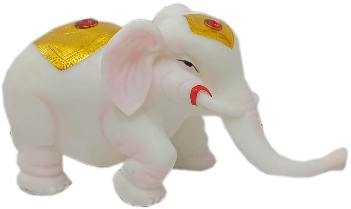 PP1508 Lucky White Elephant Figurine