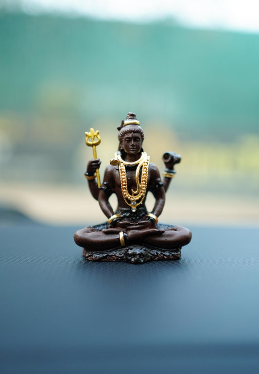 GK1714A Shiv Statue for Car Dashboard