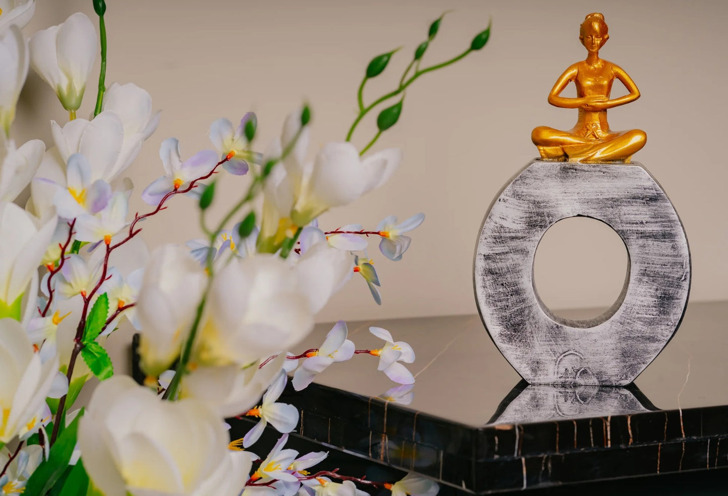 "HOME" word Yoga Figurines 1576A