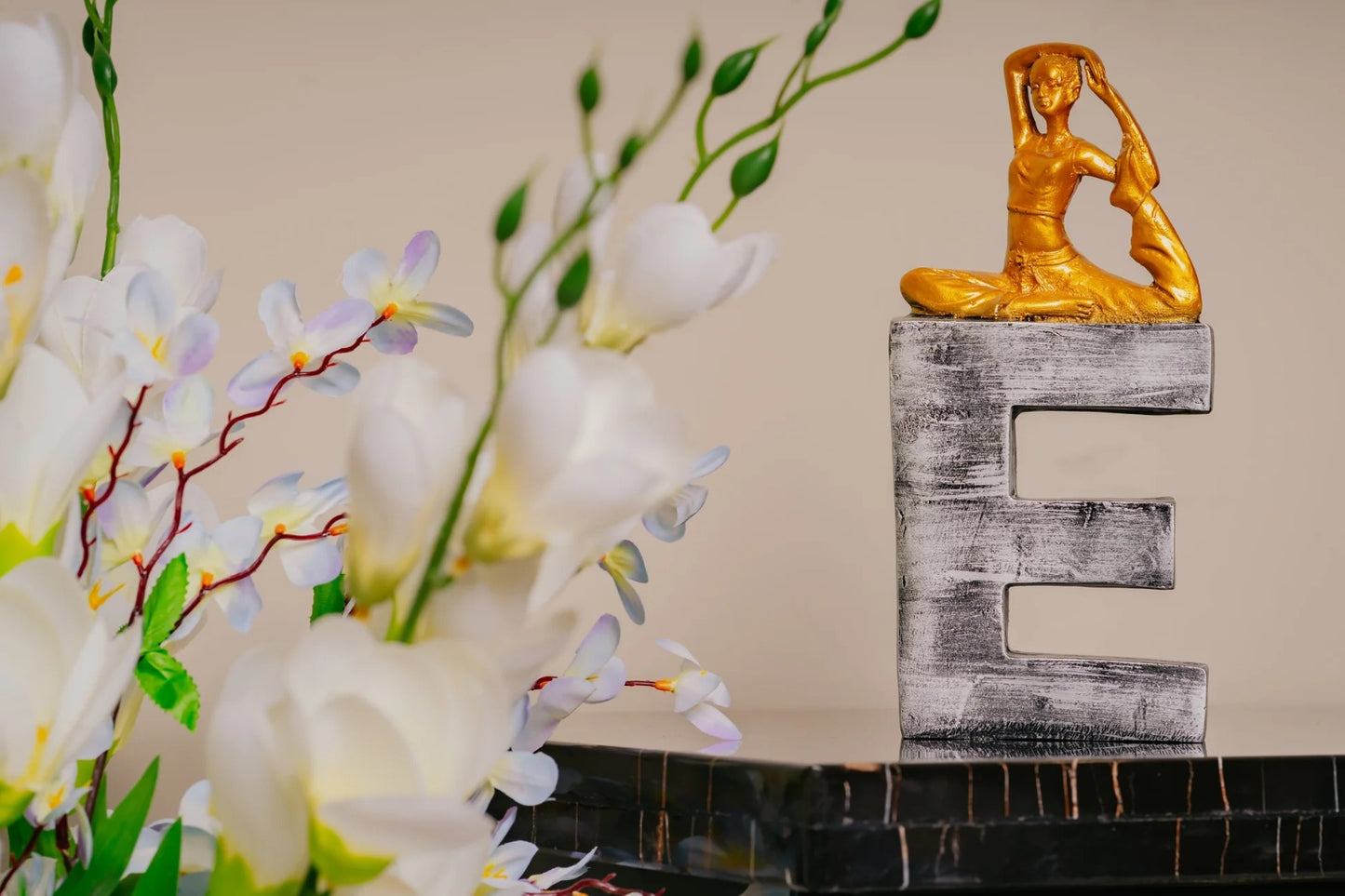 "HOME" word Yoga Figurines 1576A