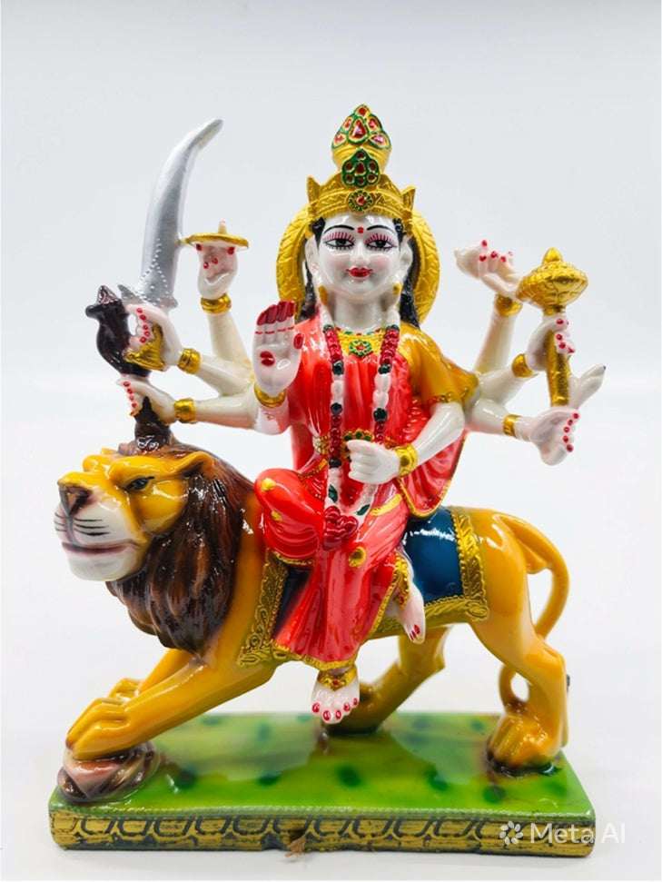 P1825 Maa Durga Idol on Lion