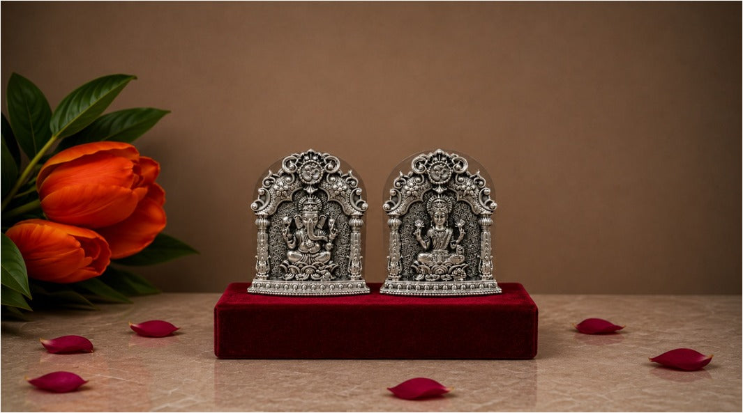 SL2120A, Laxmi and Ganesh ji Wall Hanging