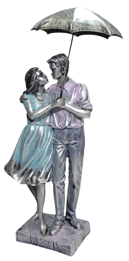 1070U "Silver Serenade Couple Figurine"