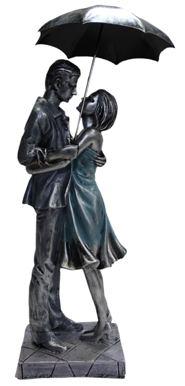 1070UA  "Midnight Embrace Couple Figurine"