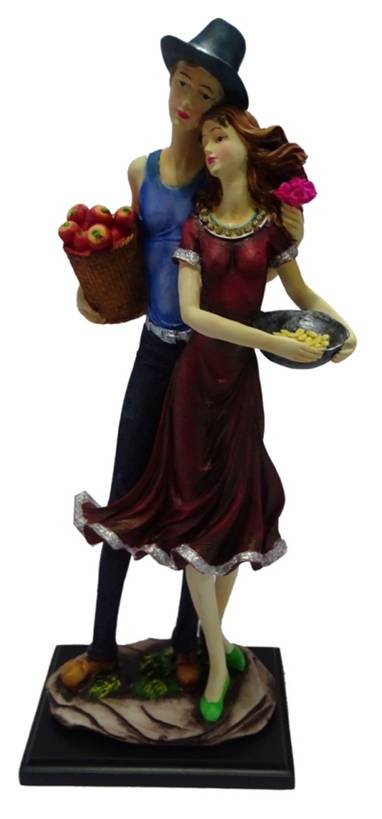 1280C  Harvesting Love Couple Figurine