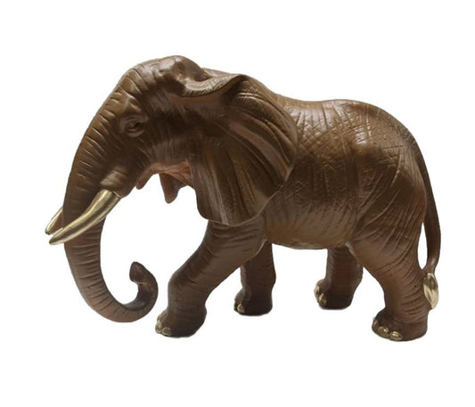 1508     Royal Brown Elephant Decorative Showpiece