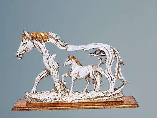 1407     Jumping horse showpiece