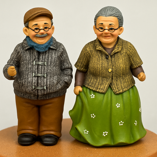 1731A  "Grandma & Grandpa's Hug" Figurine