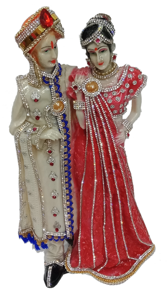 435PD  "Jeweled Union" Indian Bridal Couple