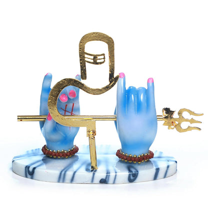 GKP1477ASN     Shiv Hand Figurine Showpiece  for Home Decor, Office, and Gifts