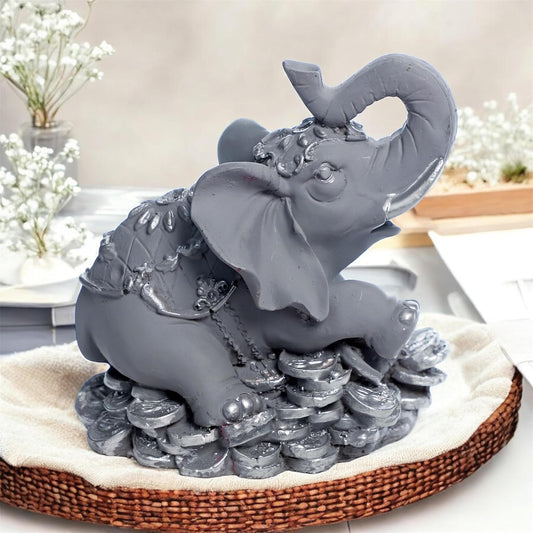 Silver Elephant Showpiece  1535