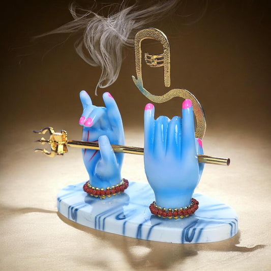 GKP1477ASN     Shiv Hand Figurine Showpiece  for Home Decor, Office, and Gifts