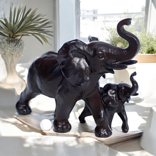 Elephant Pair Statue 1580B