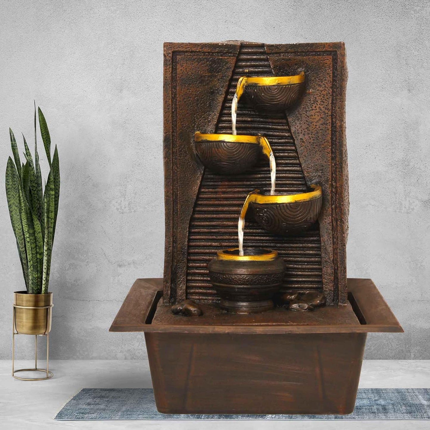1475 Diya Indoor Outdoor Water Fountain