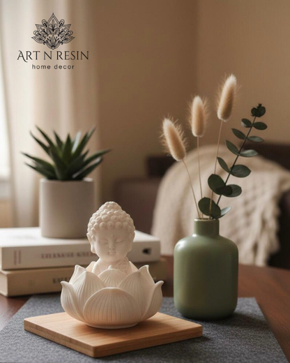 2026........Lotus Baby Buddha Statue for Home, Office Desk & Car Dashboard Decoration
