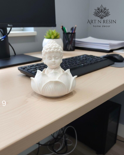 2026........Lotus Baby Buddha Statue for Home, Office Desk & Car Dashboard Decoration