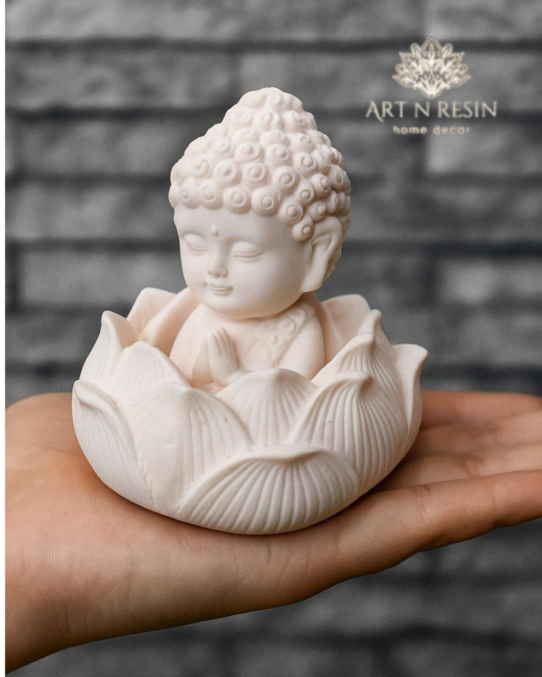 2026........Lotus Baby Buddha Statue for Home, Office Desk & Car Dashboard Decoration