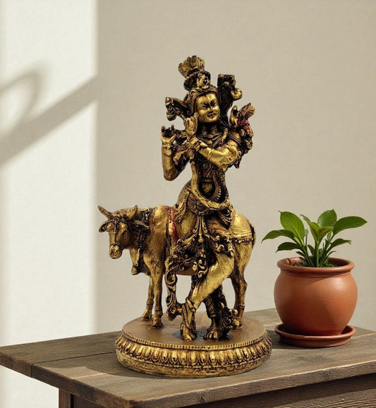 AT1394B......Cow Krishna Standing