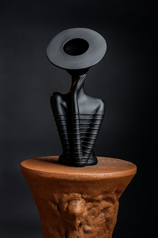 Hat Lady Flower Pot