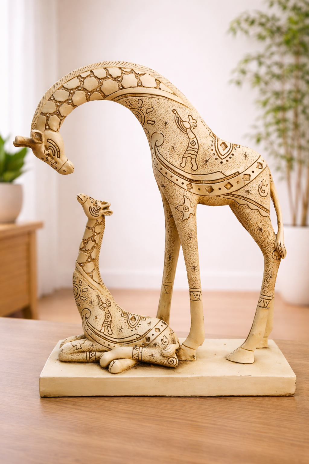 1843D    giraffe family