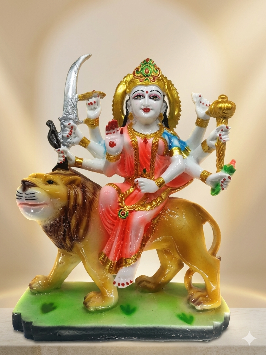 P1825A   Divine Maa Durga Idol on Lion