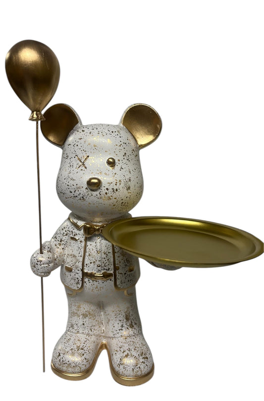 1705C Teddy with Ballon Decorative Tray | Showpiece