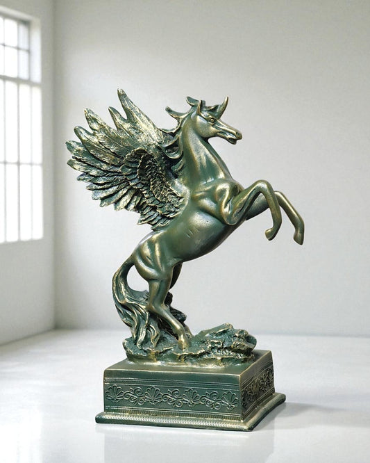 1967W  WING HORSE vintage green