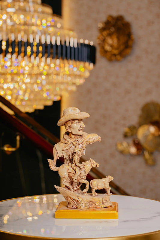 1622B    THE MAN RIDING HORSE