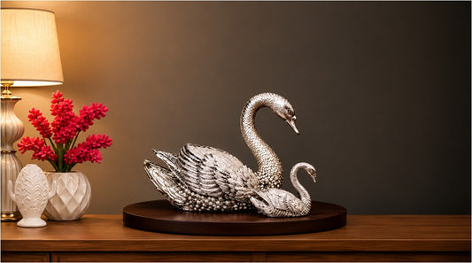 SL2132, Swan With Baby
