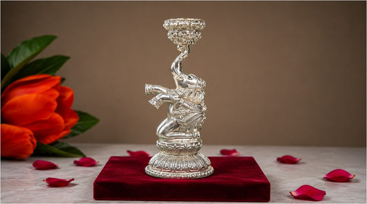 SL2137, Elephant Candle Holder