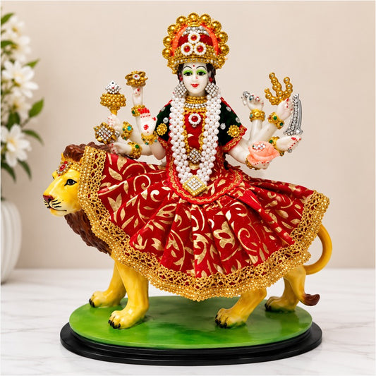 1825CPC  Divine Maa Durga Idol on Lion
