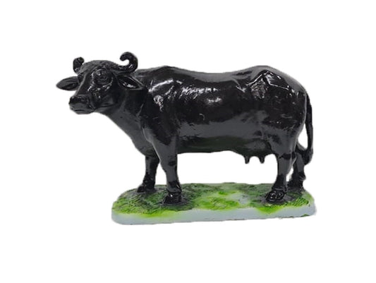 1780 Realistic Glossy Black Water Buffalo Figurine